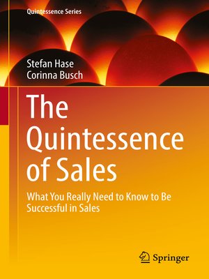 cover image of The Quintessence of Sales